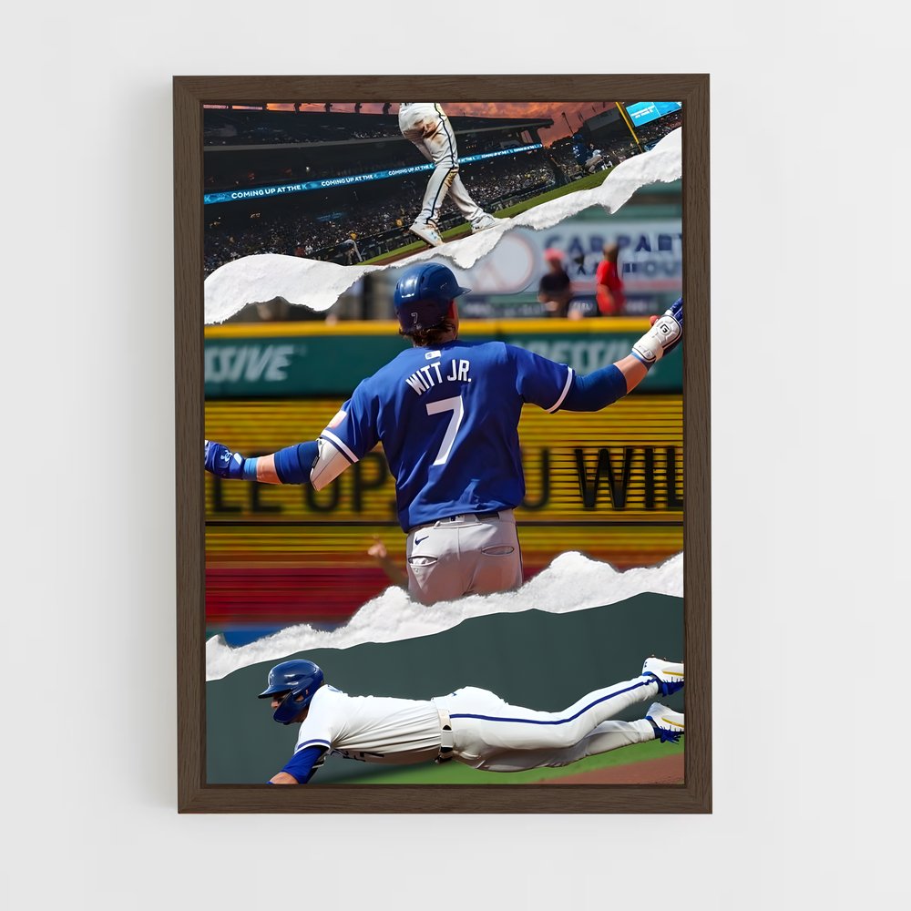 Poster Glissade Vers la Victoire – affiche Baseball (vue 5)